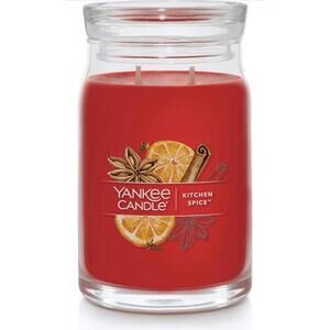 Yankee Candle Kitchen Spice Scented Signature 20oz  2-Wick +80 Hours Burn Time